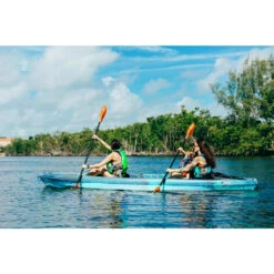 Pelican Sport Poseidon Kayak Paddle 230 Cm (90.5") 15 Pelican Sport Poseidon Kayak Paddle 230 Cm (90.5") -Kayak Adventure Shop Poseidonrecreationalkayakpaddle230cm 90.5 lifestyle Orange